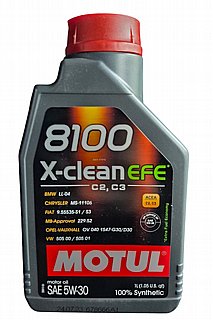 ��� ���� 5W30 Motul ���� 8100 X-clean 1L