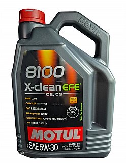 ��� ���� 5W30 Motul ���� 8100 X-clean 5L