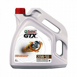  ��� ���� 20W50 Castrol ���� GTX 4L